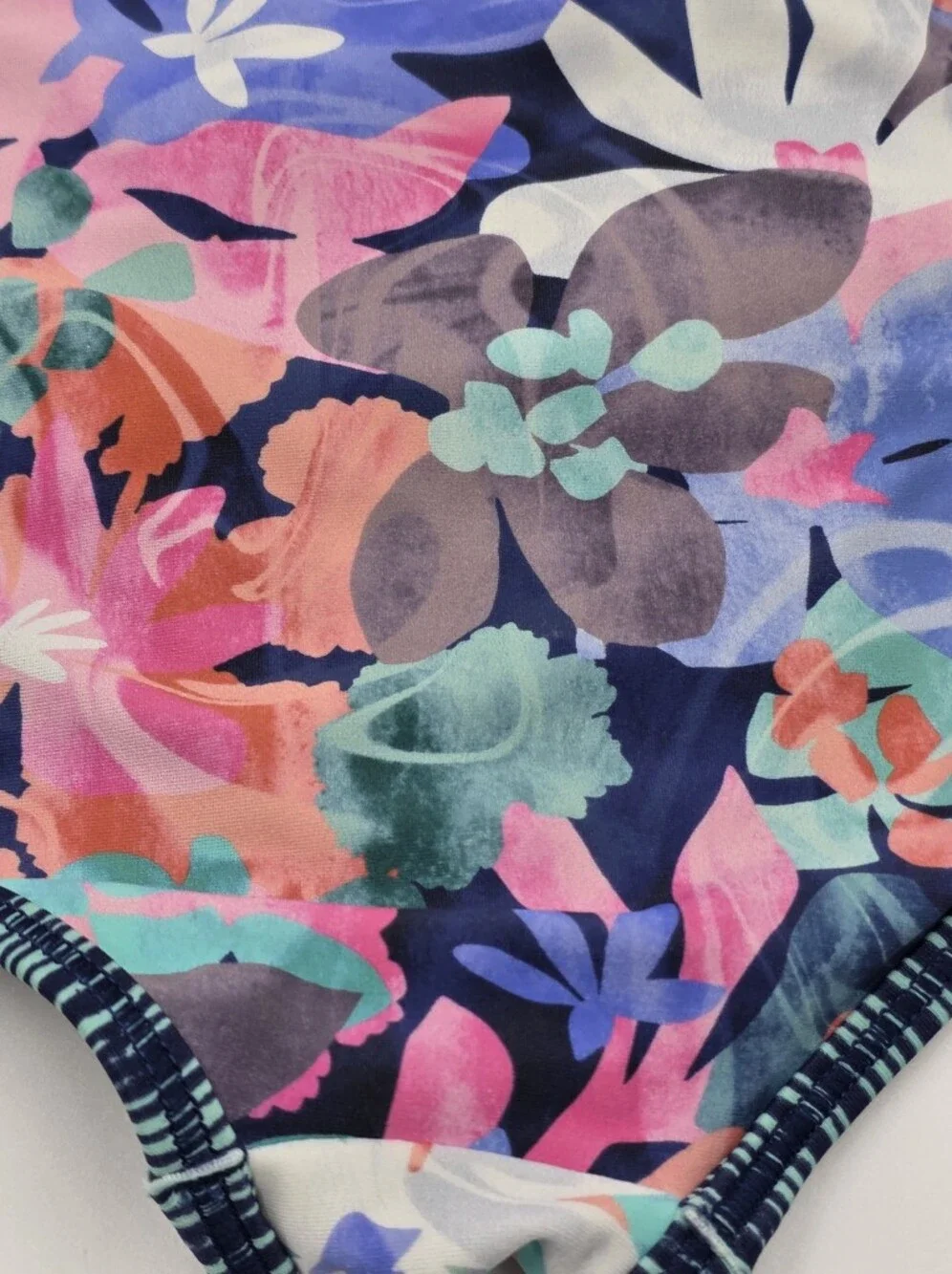 Athleta Girl Surfs Up tropical print bikini size M